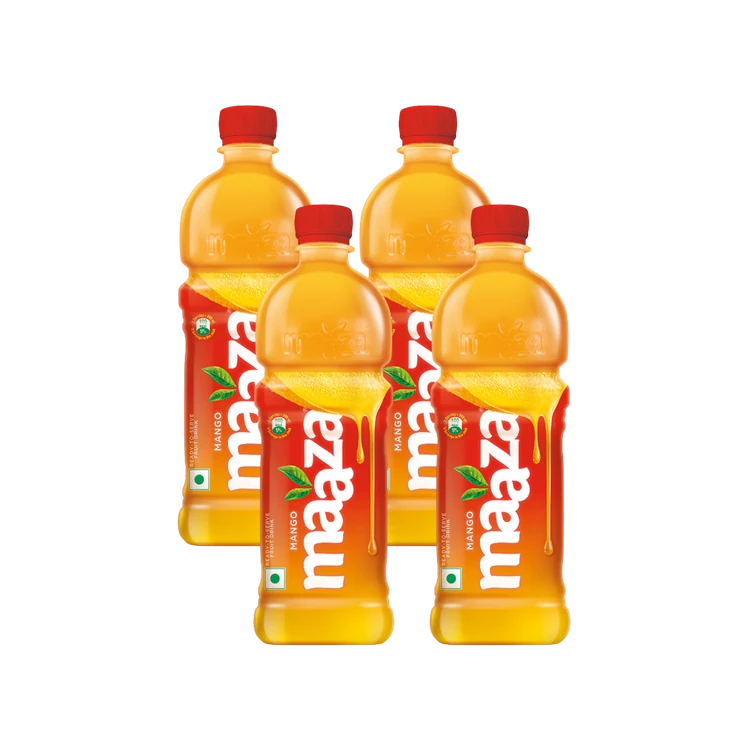 Maaza Mango Drink 600 ml - Pack of 4