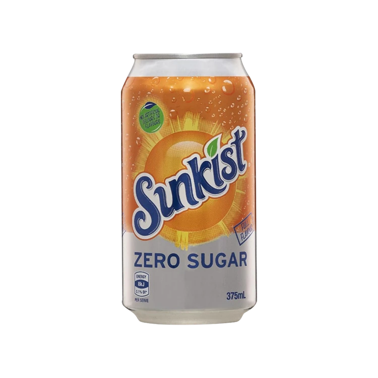 Sunkist Zero Sugar Orange Soft Drink