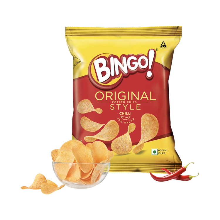 Bingo Original Style Chilli Sprinkled Potato Chips
