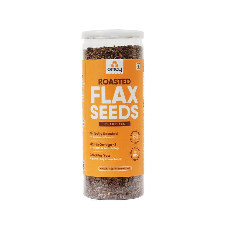 Omay Foods Roasted Flax Seeds