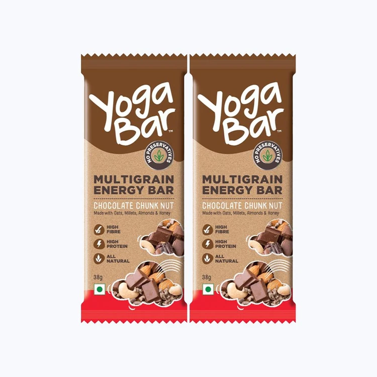 Yoga Bar Chocolate Chunk Nut Multigrain Energy Bar (35 g) - Pack of 2