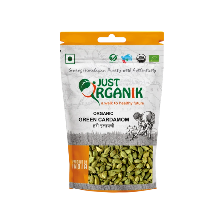 Just Organik Organic Cardamom Whole (Green)