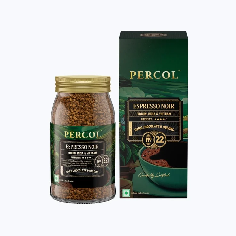 PERCOL Espresso Noir Instant Coffee