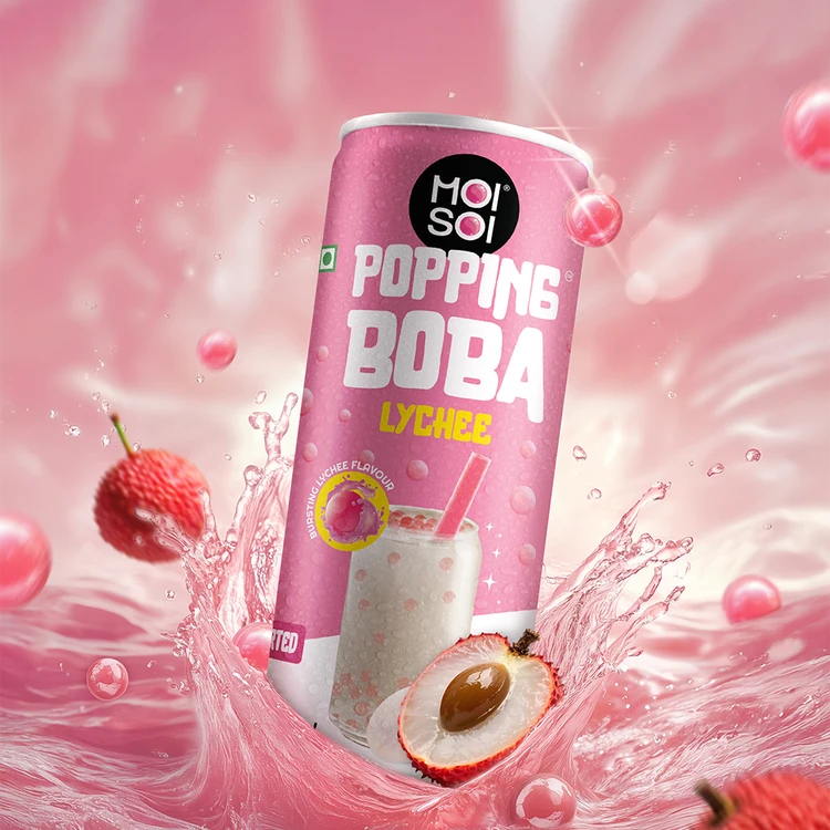 Moi Soi Popping Lychee Boba Drink