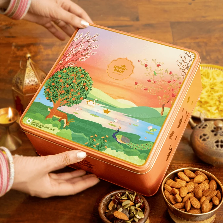 paper boat Premium Dry Fruits Gift Pack (Dry Fruits Udugore Pack)