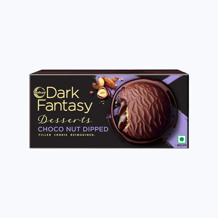 Sunfeast Dark Fantasy Desserts Choconut Dipped Cookies