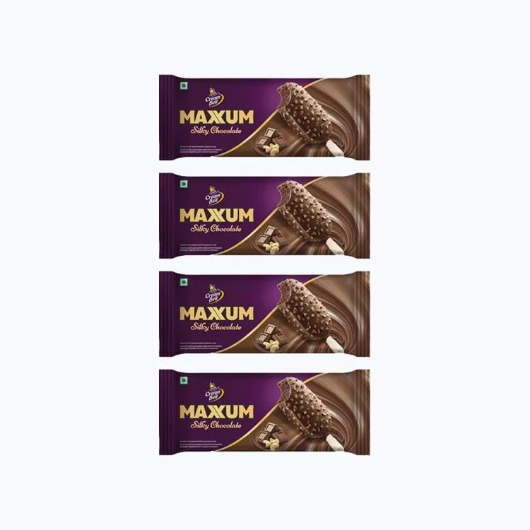 Cream Bell Maxxum Silky Chocolate Frozen Dessert Stick - Pack of 4