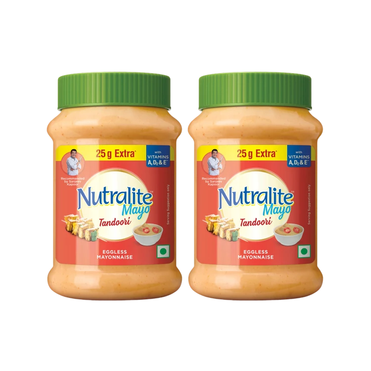 Nutralite Eggless Tandoori Flavoured Mayonnaise - Pack of 2