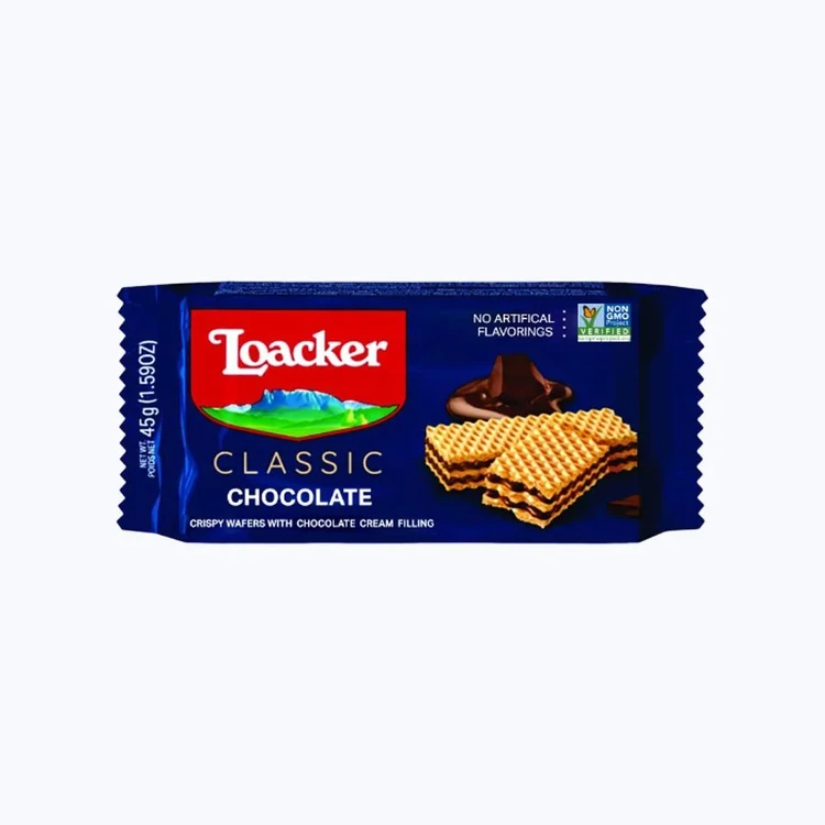Loacker Crispy Wafers Classic Chocolate