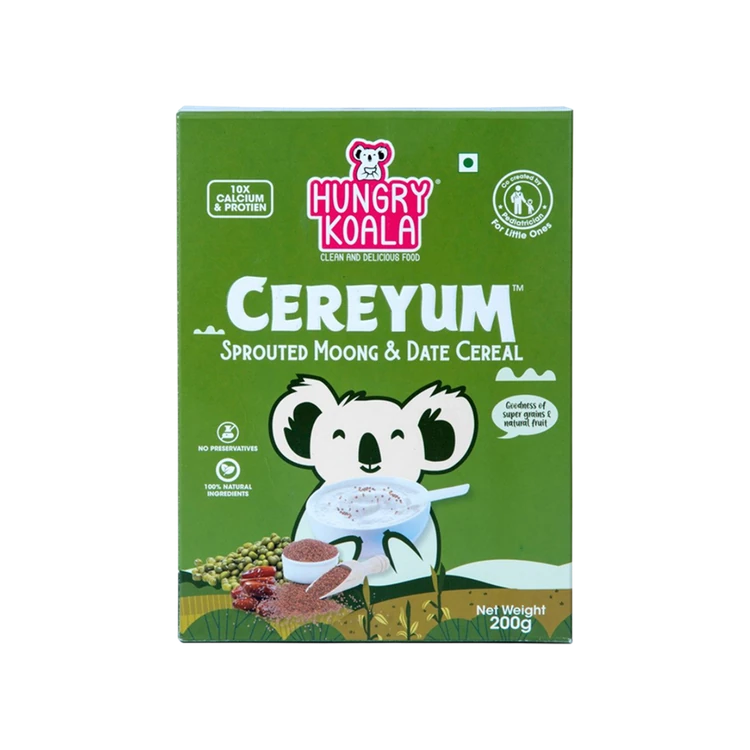 HUNGRY KOALA Sprouted Moong & Date Kids Cereal
