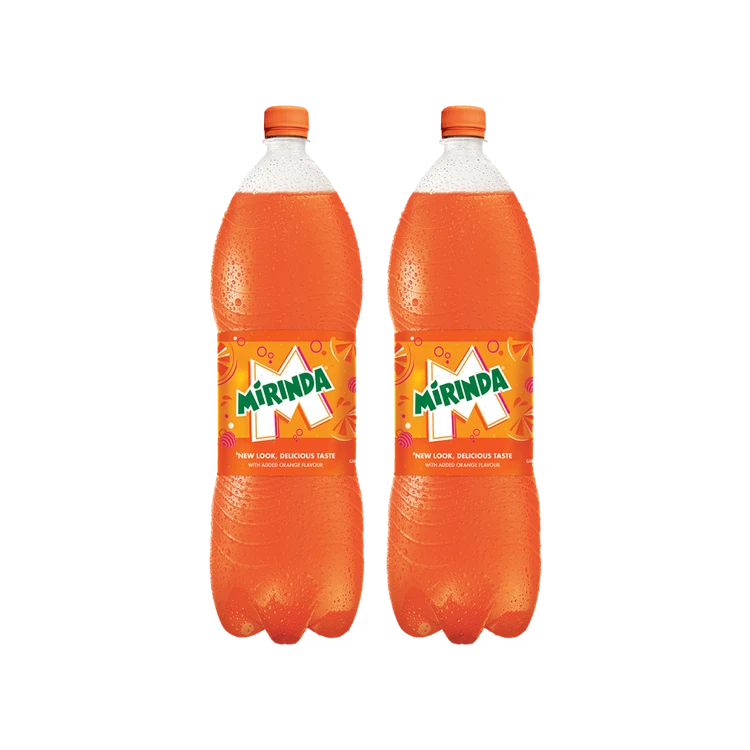 Mirinda Soft Drink (2.25 l) - Pack of 2
