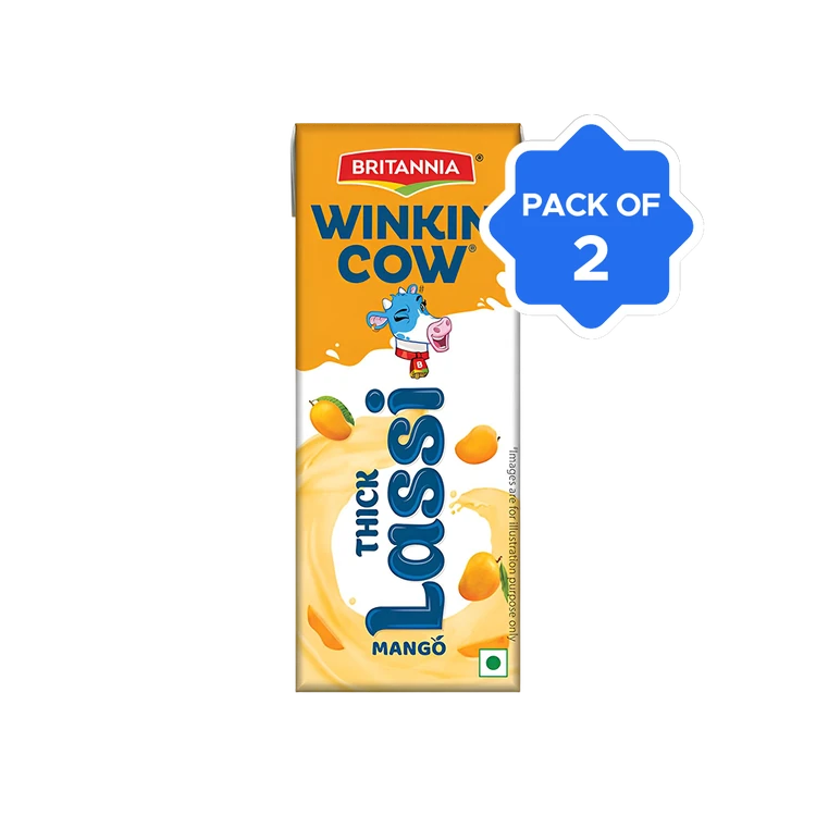 Britannia Winkin Cow Mango Lassi - Pack of 2
