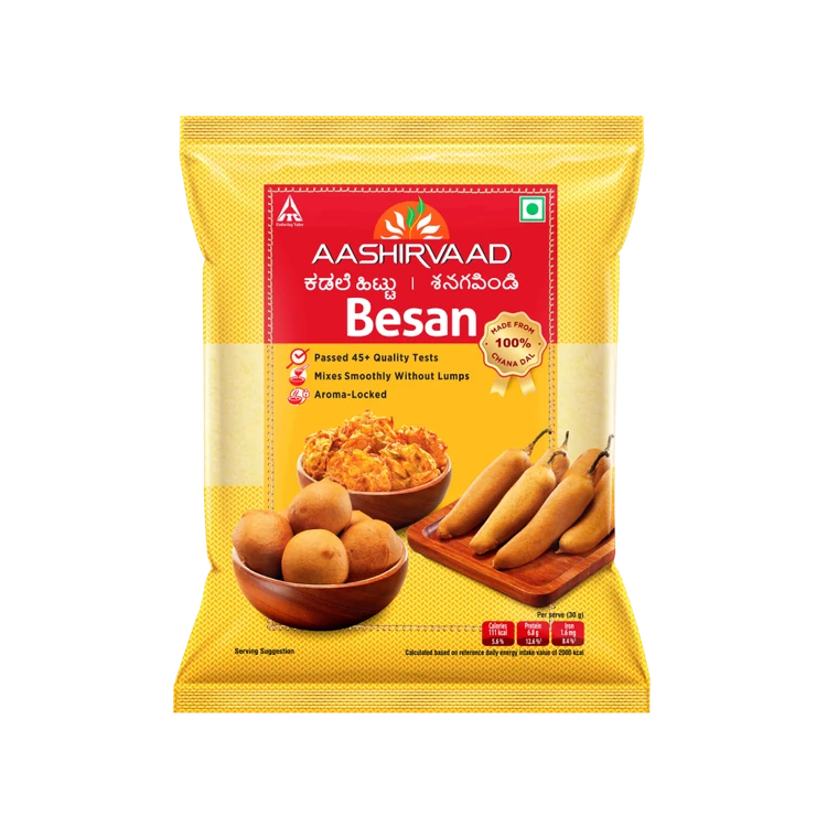 Aashirvaad 100% Chana Dal Besan (Kadale Hittu/Senagapindi) (Kadale Hittu)
