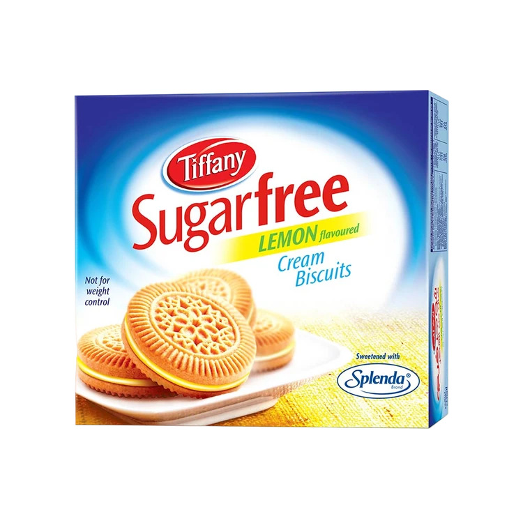 Tiffany Sugar Free Cream Biscuits - Lemon Flavour