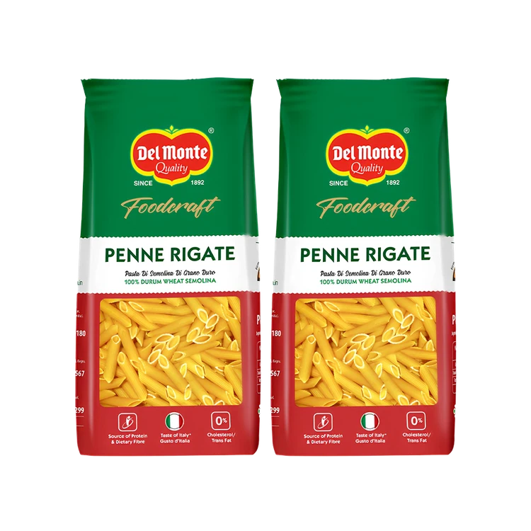 Del Monte Food Craft Penne Rigati Domestic Pasta - Pack of 2