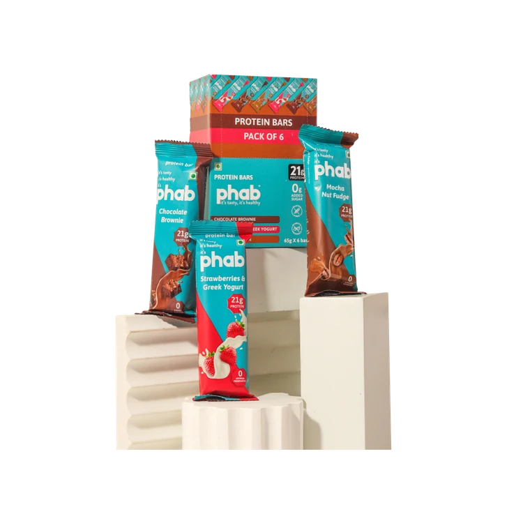 Phab 21g Assorted Protein Bar - Pack of 6
