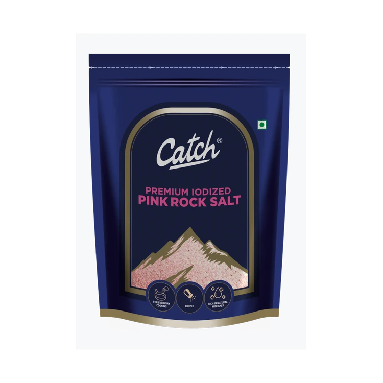 Catch Premium Iodized Pink Rock Salt / Sendha Namak (Kallu Uppu)