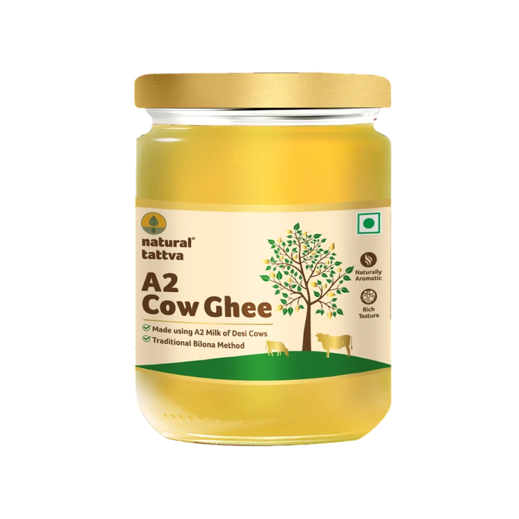 Natural Tattva Cow A2 Ghee (A2 Tuppa)