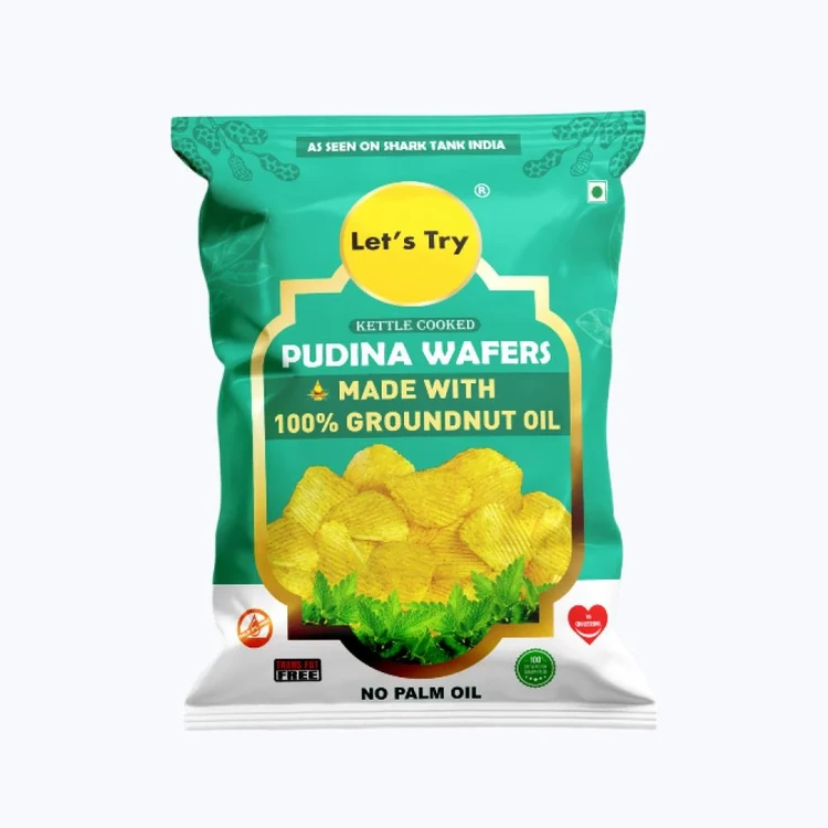 Let's Try Pudina Potato Wafers
