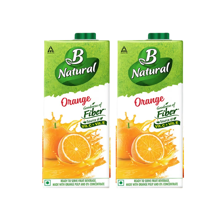 B Natural Orange Juice - Pack of 2