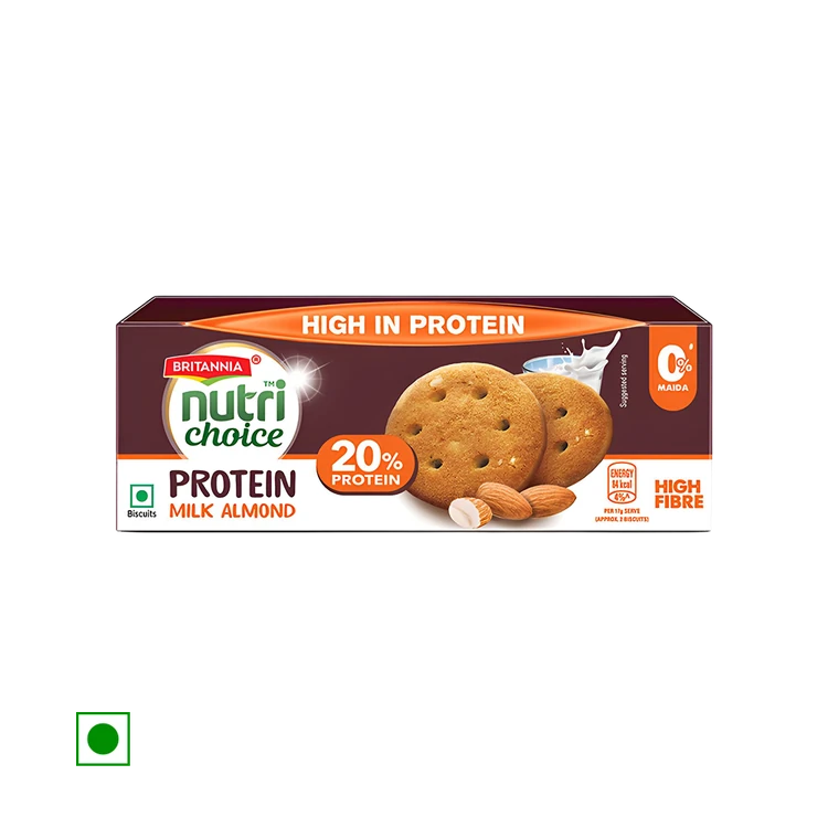 Britannia Nutri Choice Almond Oats & Milk Biscuit