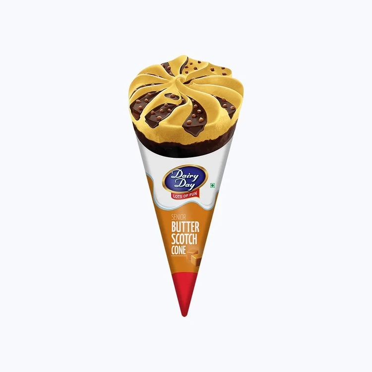 Dairy Day Senior Butterscotch Frozen Dessert Cone