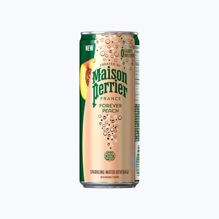 Maison Perrier Peach Sparkling Water