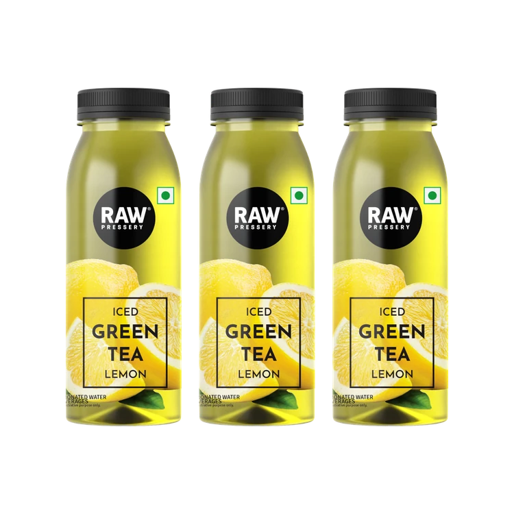 Raw Pressery Iced Green Tea (Lemon) - Pack of 3