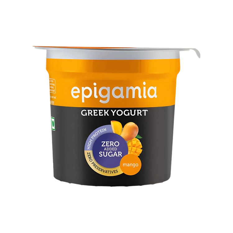 epigamia Alphonso Mango Greek Yogurt (No Added Sugar)