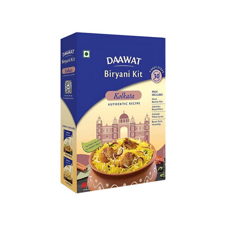 Daawat Biryani Kit Kolkata (Extra Long Grain)