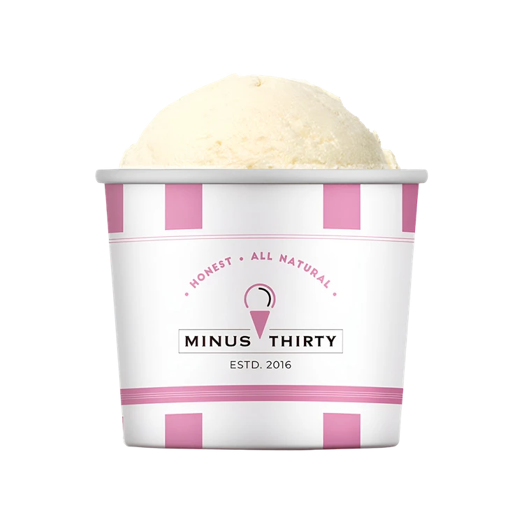 Minus Thirty French Vanilla Ice Cream Cup