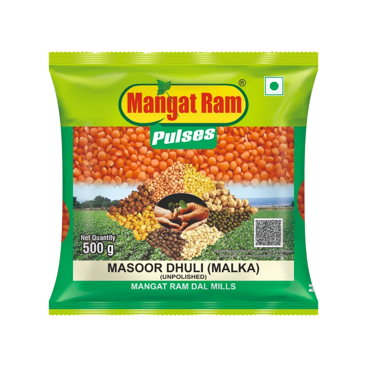Mangat Ram Unpolished Masoor Dal Dhuli (Masoor Bele)