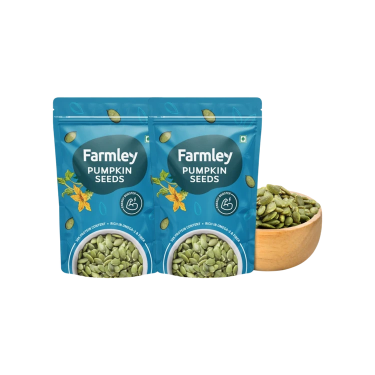 Farmley Premium Pumpkin Seeds (AAA Grade) - Pack of 2 (Kumbalakayi Beeja)