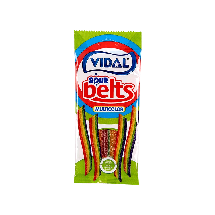 Vidal Strawberry Flavour Rainbow Stick Candy