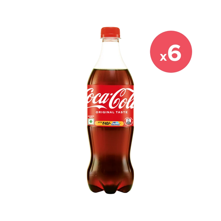 Coca-Cola Soft Drink (750 ml) - Pack of 6
