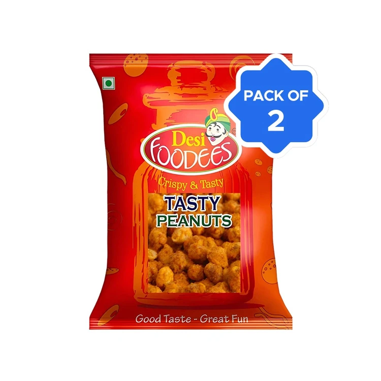 Desi Foodees Tasty Peanuts - Pack of 2