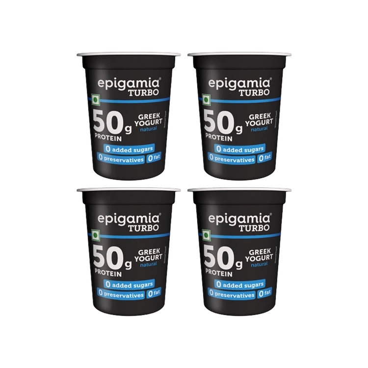 epigamia Turbo 50 g Protein Greek Yogurt - Pack of 4