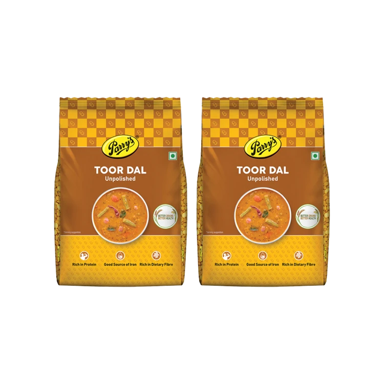 Parry's Toor Dal (Unpolished) - Pack of 2 (Togari Bele)