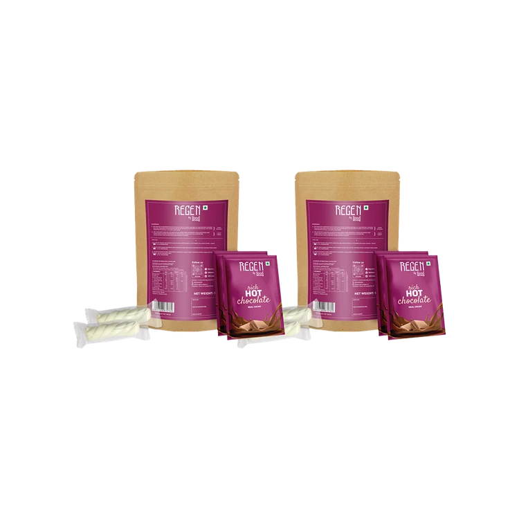 Regen Hot Chocolate Premix with Marshmallows - Pack of 2