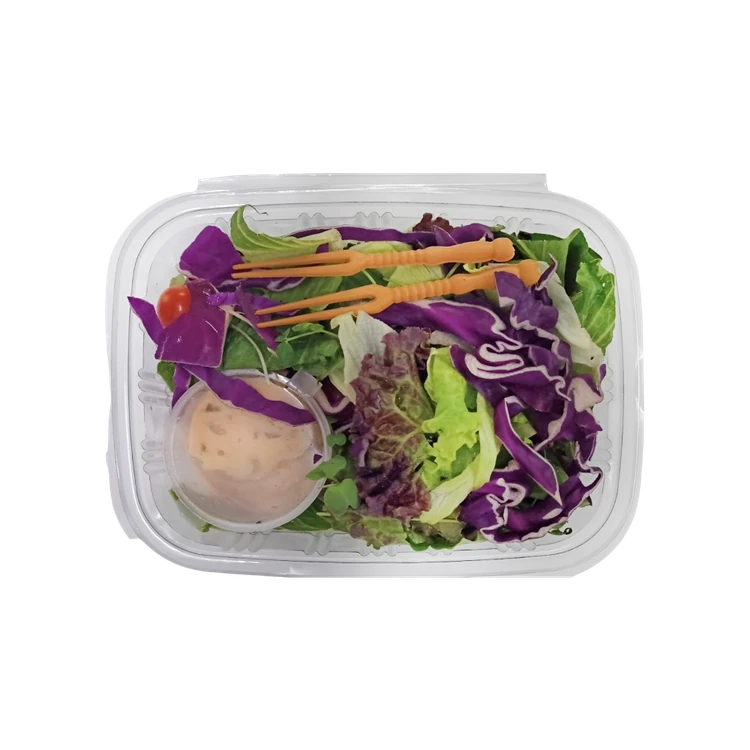 Ready to Eat Salad with thousand island dressing by Freshbury