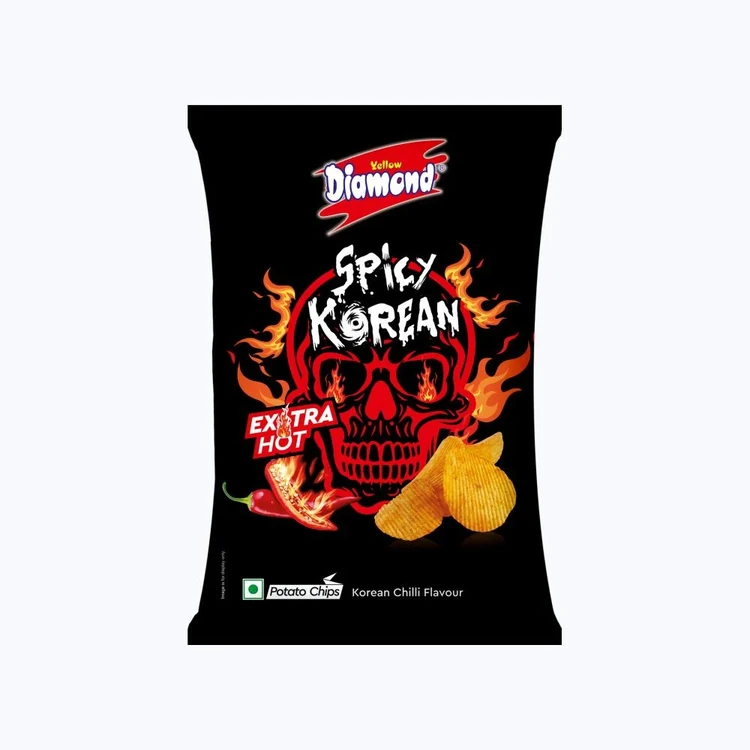 Yellow Diamond Spicy Korean Potato Chips