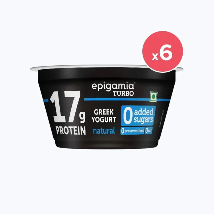 epigamia Turbo Greek Yogurt - Pack of 6