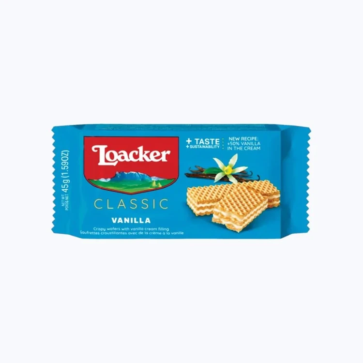Loacker Vanilla Classic Wafers