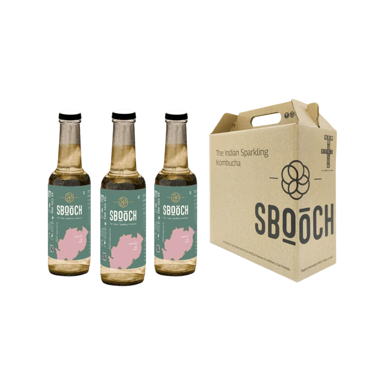 Sbooch Indian Sparkling Kombucha Tea (Rice & Pandan)