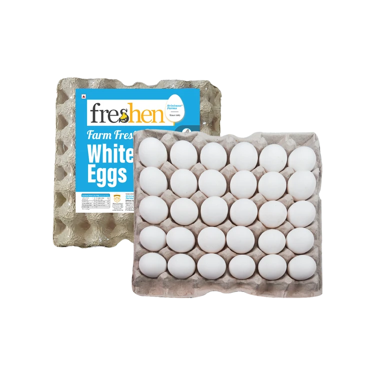 Freshen Eggs Farm Fresh White Eggs (30 pieces)