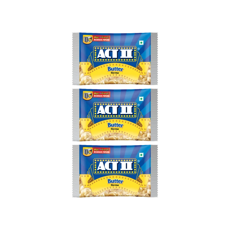 Act II Butter Popcorn - Microwave - Pack of 3