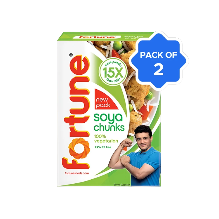 Fortune Soya Chunks - Pack of 2