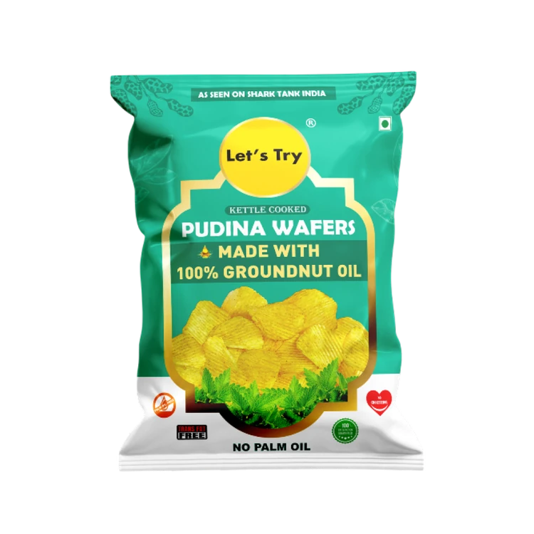Let's Try Pudina Potato Wafers