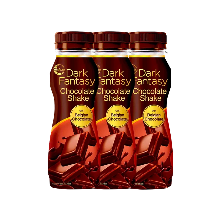 Sunfeast Dark Fantasy Milkshake with Belgian Chocolate - Pack of 3