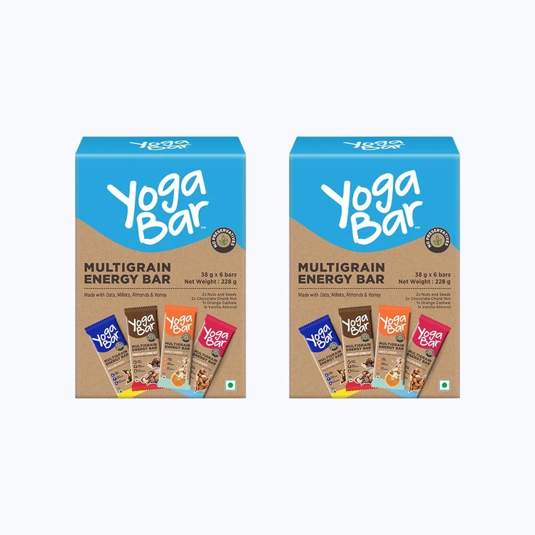 Yoga Bar Multigrain Energy Bar (Assorted) - Pack of 2